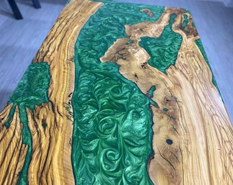 Green epoxy table new arrivals
