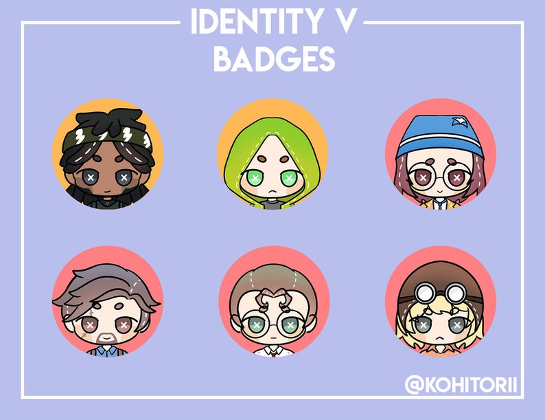 Identity V Pin Badges Etsy