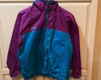 pink and purple windbreaker