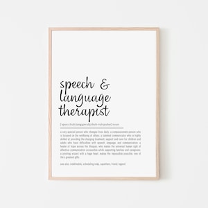 SLT | Rehab | Recovery | Therapy | Wall Art | Digital Print | Communication