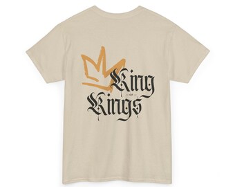 King of Kings Graphic Tee, Christian Apparel, Unisex Shirt, Religious Gift, Dope Tee