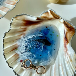Jakobsmuschel Muschelschale mini Schmuckschale, Schmuckschale Strand, Schmuckschale Muschel, Muschel Schmuckschale, Muschel Schmuckschale, Muschelschale