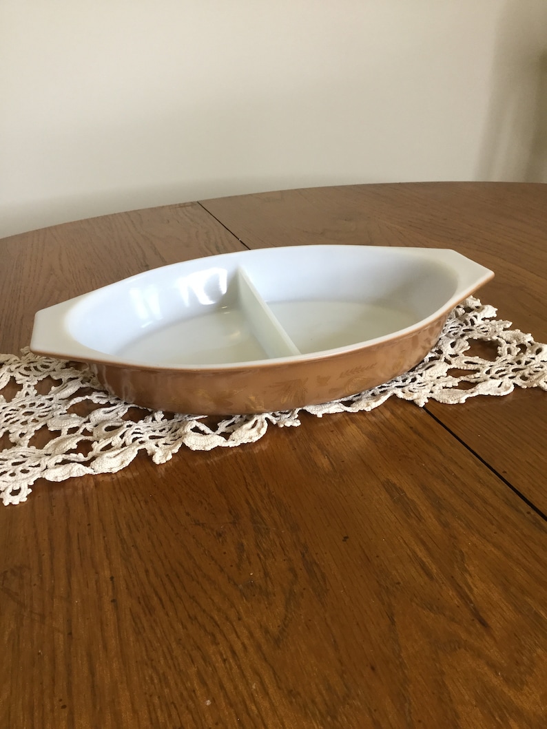 Vintage Pyrex Serving Dish 1.5 Quart Early American 19621971 Etsy