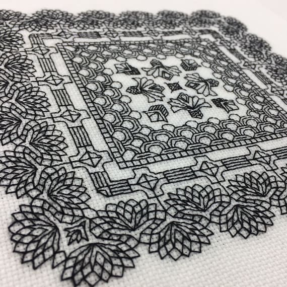 Free Blackwork Patterns To Print / Quick and easy to stitch