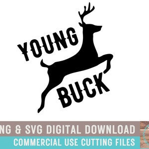 Young Buck SVG Pregnancy Announcement Cowboy Country Boy Western