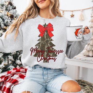 Merry Tennessee Christmas TN Christmas afdrukbare digitale download Christmas in Tennessee First Tennessee kerstshirtontwerp