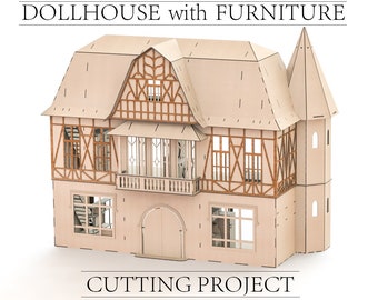 mdf dollhouse kits