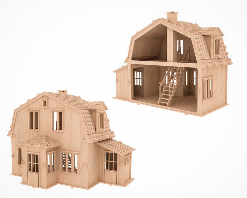 cnc doll house plans