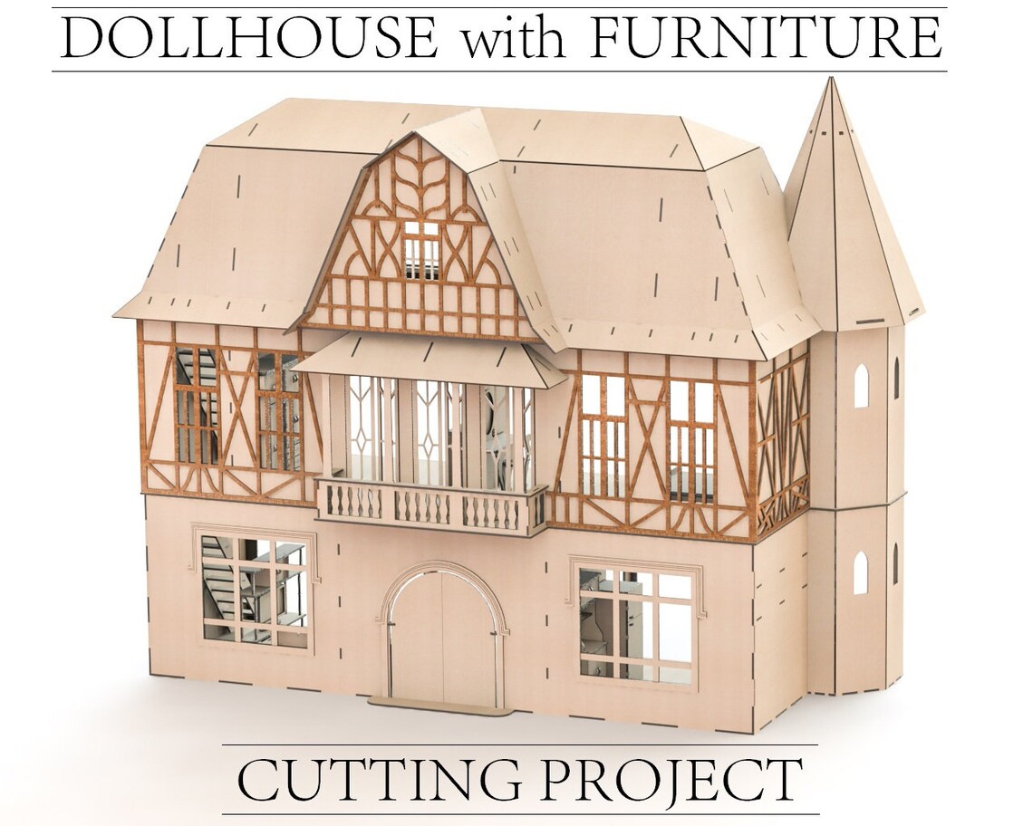 cnc doll house plans