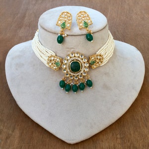 Indian Kundan Jewelry,Kundan Choker Necklace,WeddingJewelry,IndianChoker,Indian Kundan Necklace,Bridal Jewelry,Gift For Her