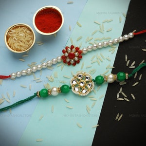 Rakhi for Rakshabandhan,Rakhi for Brother,Designer Rakhi,Rakhi For Bhai,Indian Rakhi Pack of 2,Rakhi for Bhaiya,Rakhi Gift,Handmade Rakhi