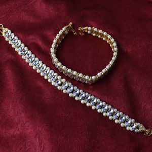 Gold Plated Kundan Payal Anklet: Indian Wedding Jewelry