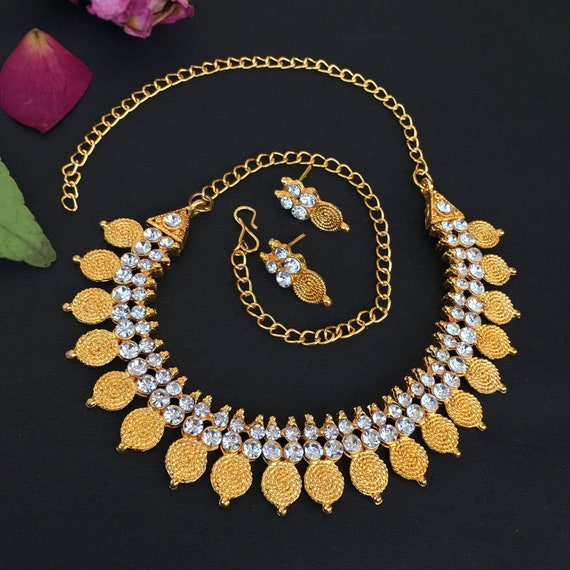 Ensemble ras de cou en plaqué or, ensemble de colliers du sud de l