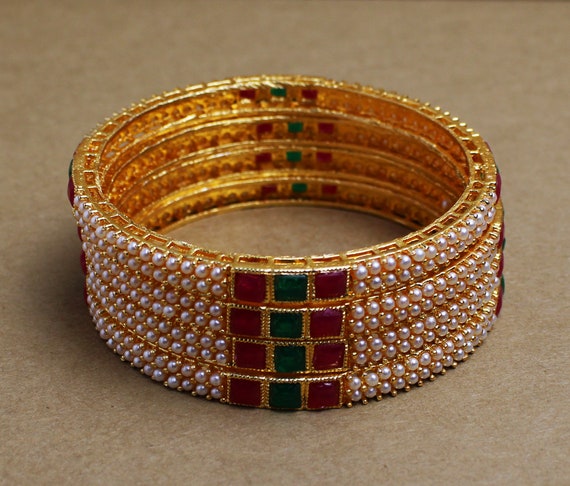 Pcj gold shop bangles