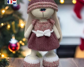 Patrón de PRENDAS DE PUNTO - Conjunto de ropa «Palomitas de maíz» para gato, oso y conejo. Solo tutorial de prendas. Solo PDF de punto. Leer la descripción