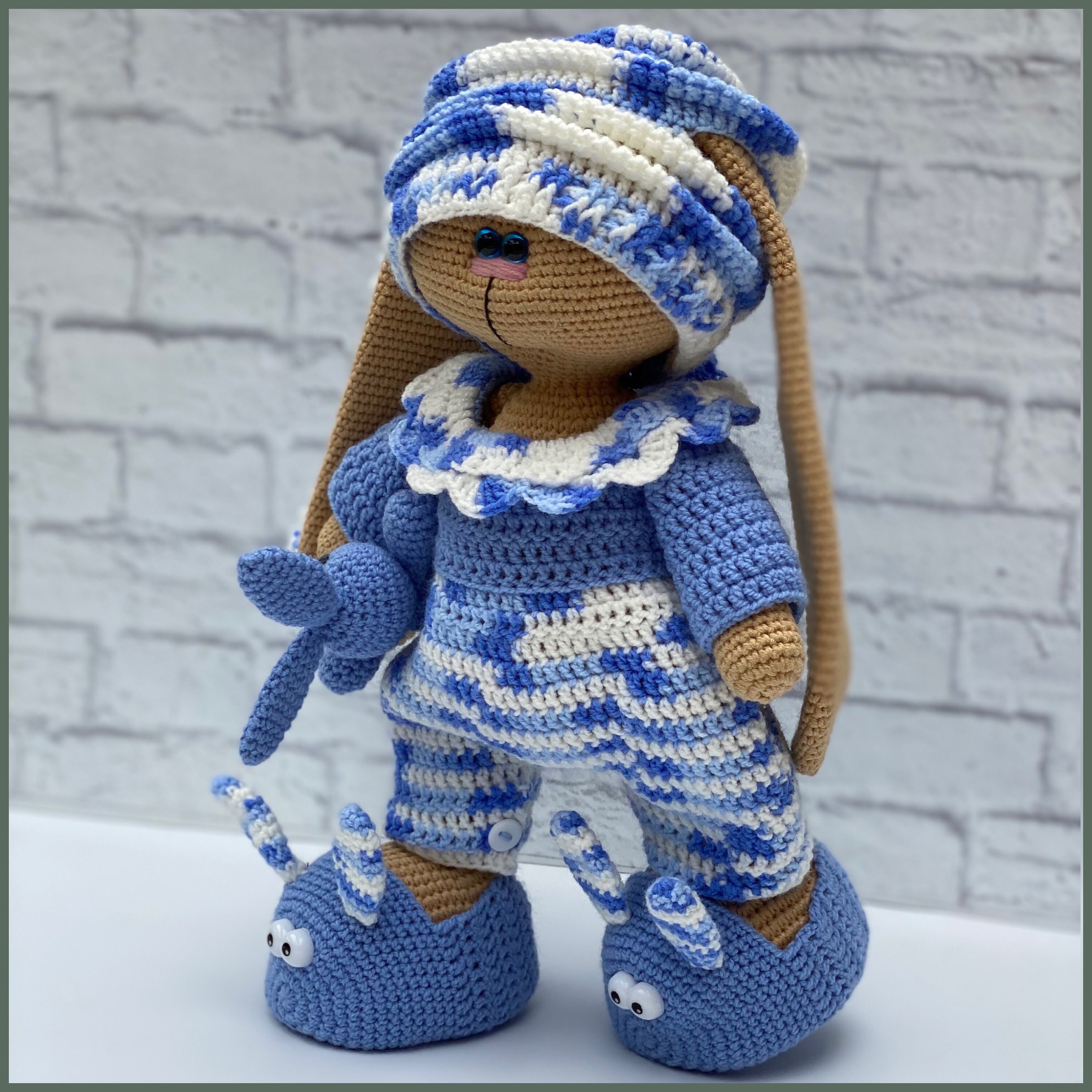 Crochet PATTERN CLOTHES Set Pajamas for Cat Bear or Bunny. Etsy