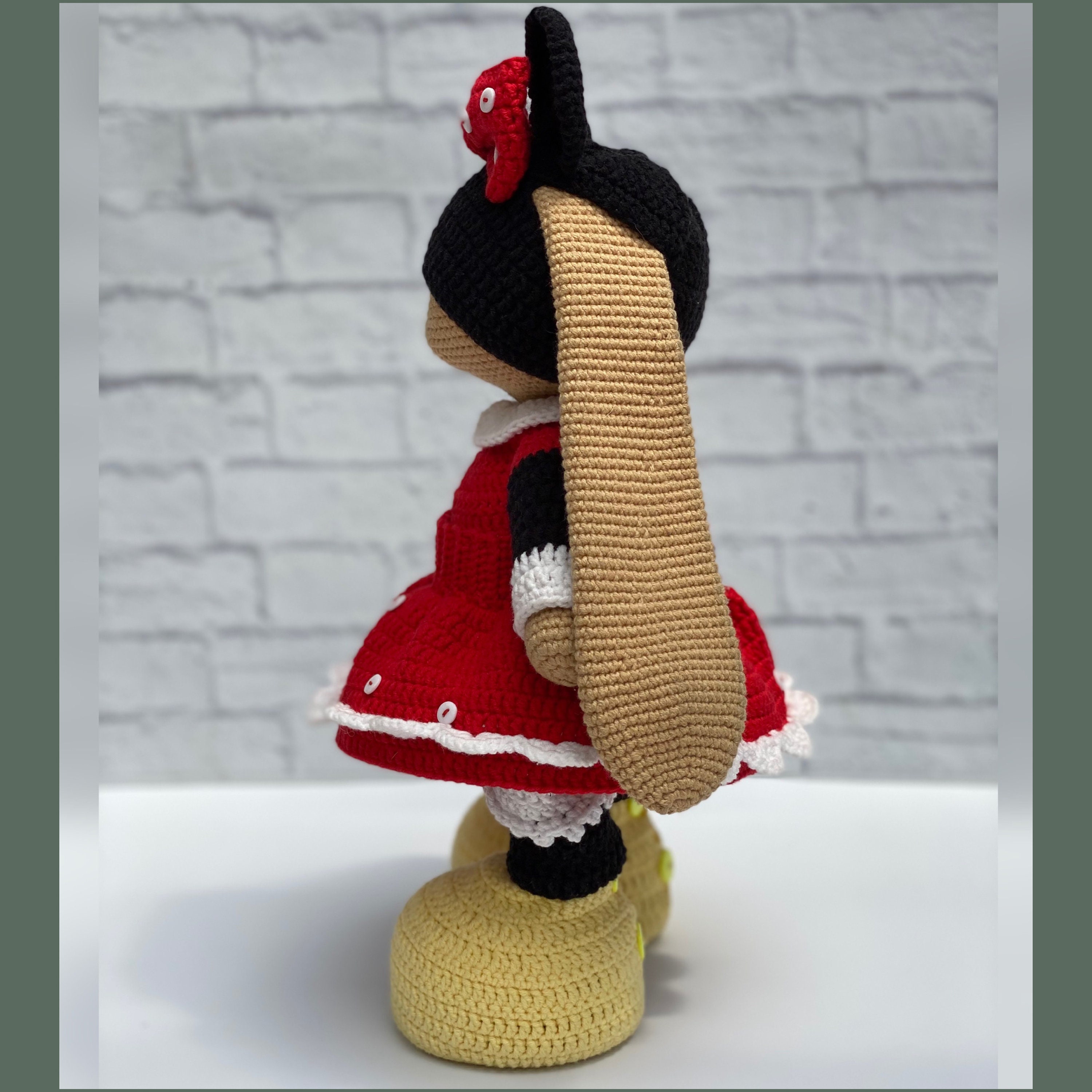 AMIGURUMI OUTFIT Crochet Pattern Clothes Set Lady Mouse for Etsy