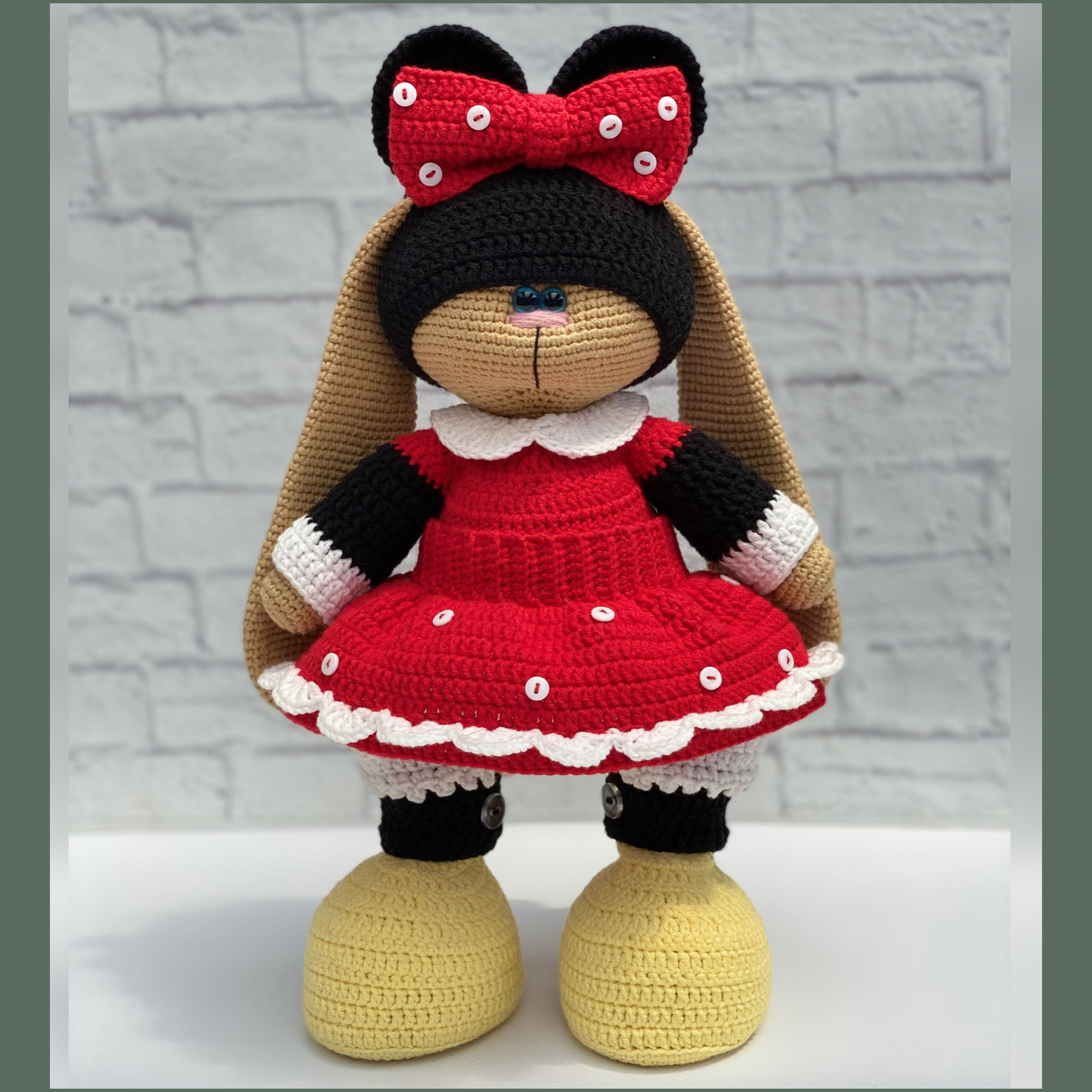 AMIGURUMI OUTFIT Crochet Pattern Clothes Set Lady Mouse for Etsy