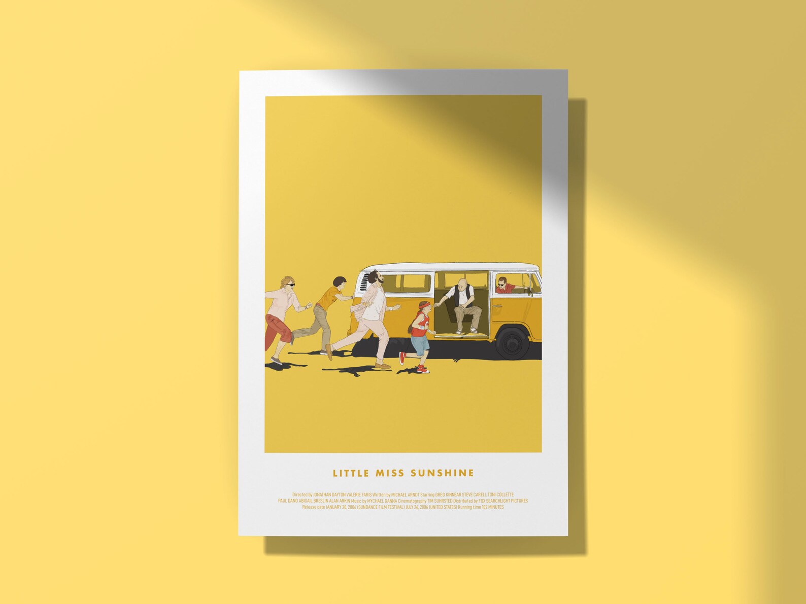 Little Miss Sunshine Movie Poster Print Illustration | Etsy