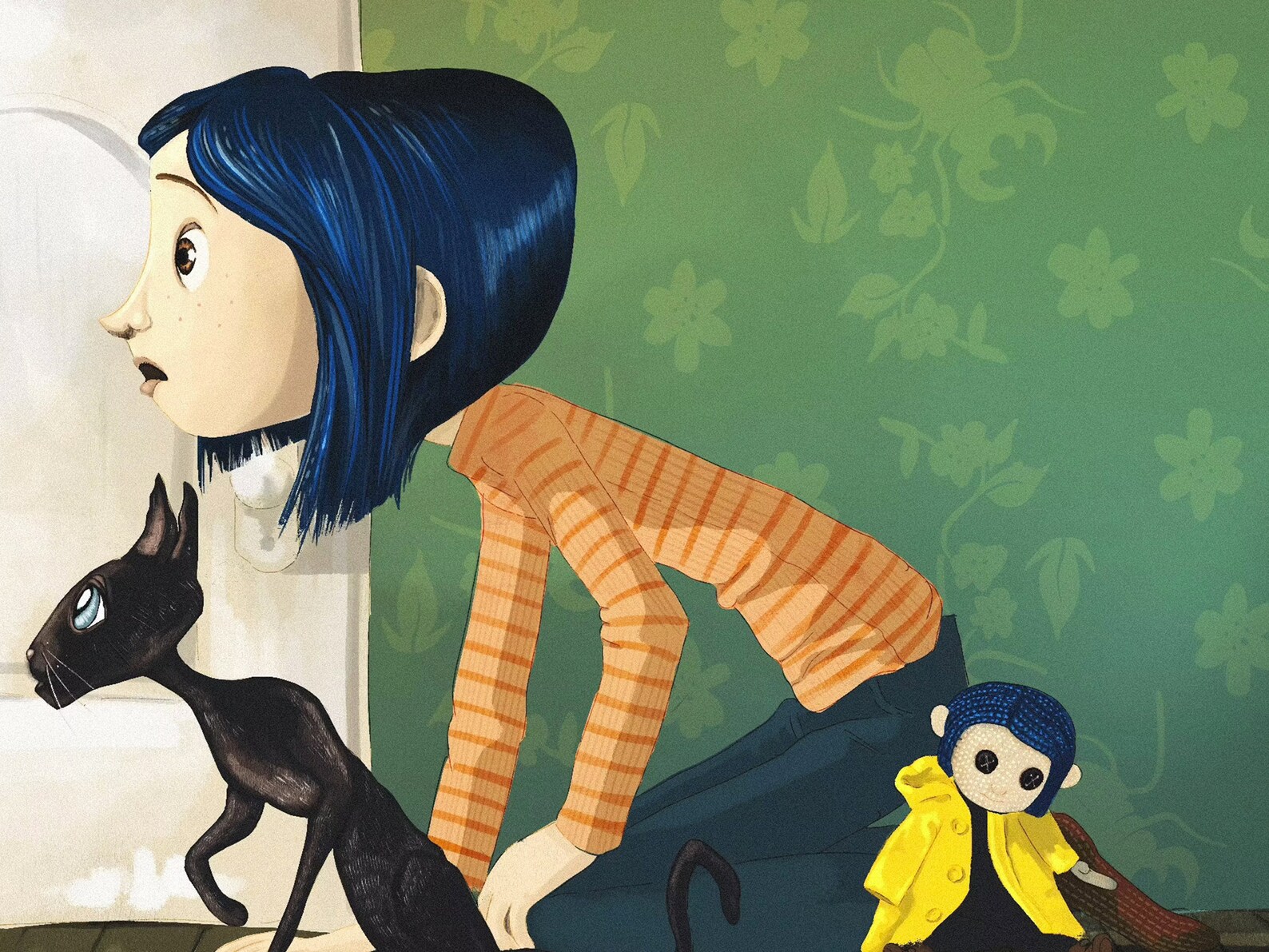 Coraline Movie Poster Film Print Original Illustration Art | Etsy