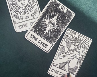 CARTES LINOGRAVURES TAROT illustration