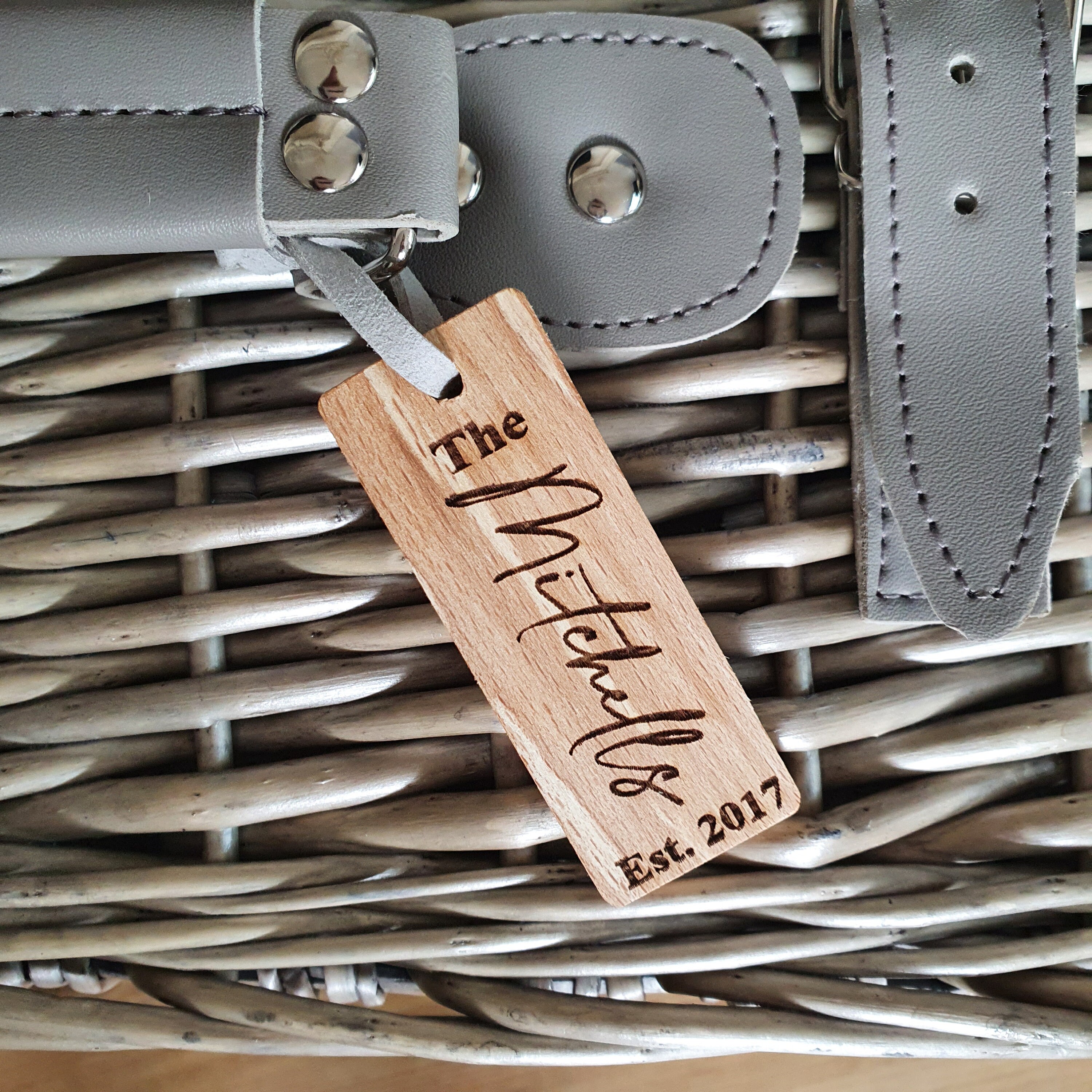 Personalised Filled Wicker Picnic Basket for 2 People With Etsy