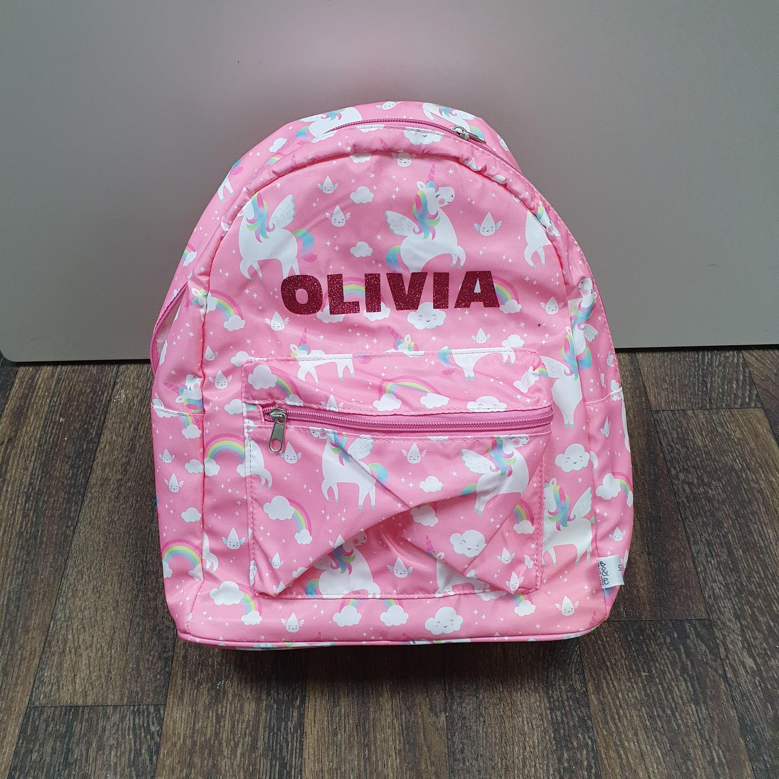 Childrens Personalised School Rucksack Waterproof Backpack | Etsy