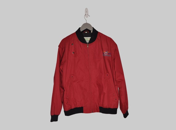 Vintage Bomber Jacket, Unisex Bomber Jacket, 90s V