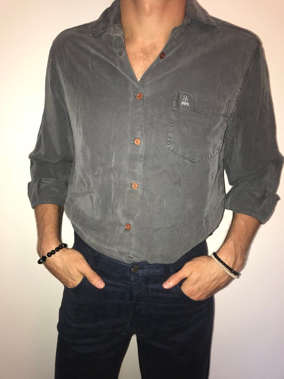 Giorgio Cerruti Mens 100/% Cotton Pink Dress Shirt