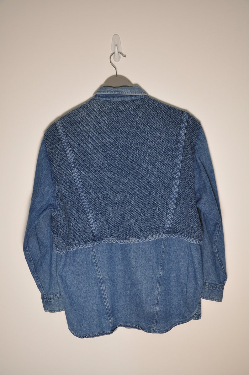 80s Denim Jacket Blue Vintage Denim Jacket Vintage Denim Jacket Blue Jean Jacket