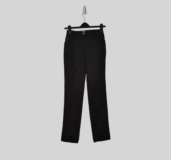 black armani jeans regular fit