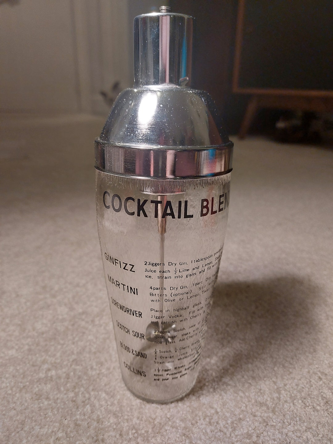 Vintage 1960s Electric Cocktail Mixer Blender Etsy