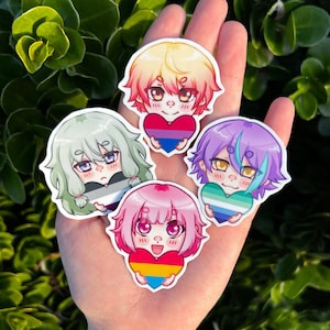 CLEARANCE Wonderlands X Showtime Pride Stickers | Project Sekai