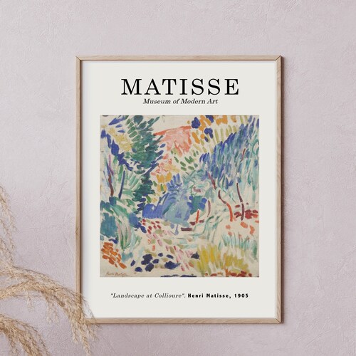 Matisse Print Matisse Landscape Poster high Quality Etsy