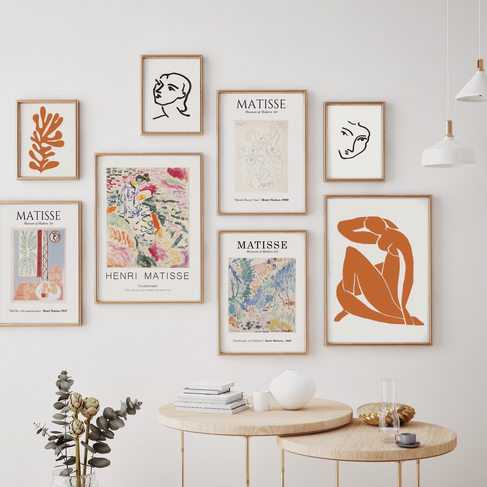 Matisse Prints Set of 8 Henri Matisse Poster Set special - Etsy