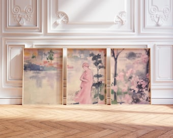 Matisse print set of 3, Henri Matisse landscape art Poster Painting [High Quality]