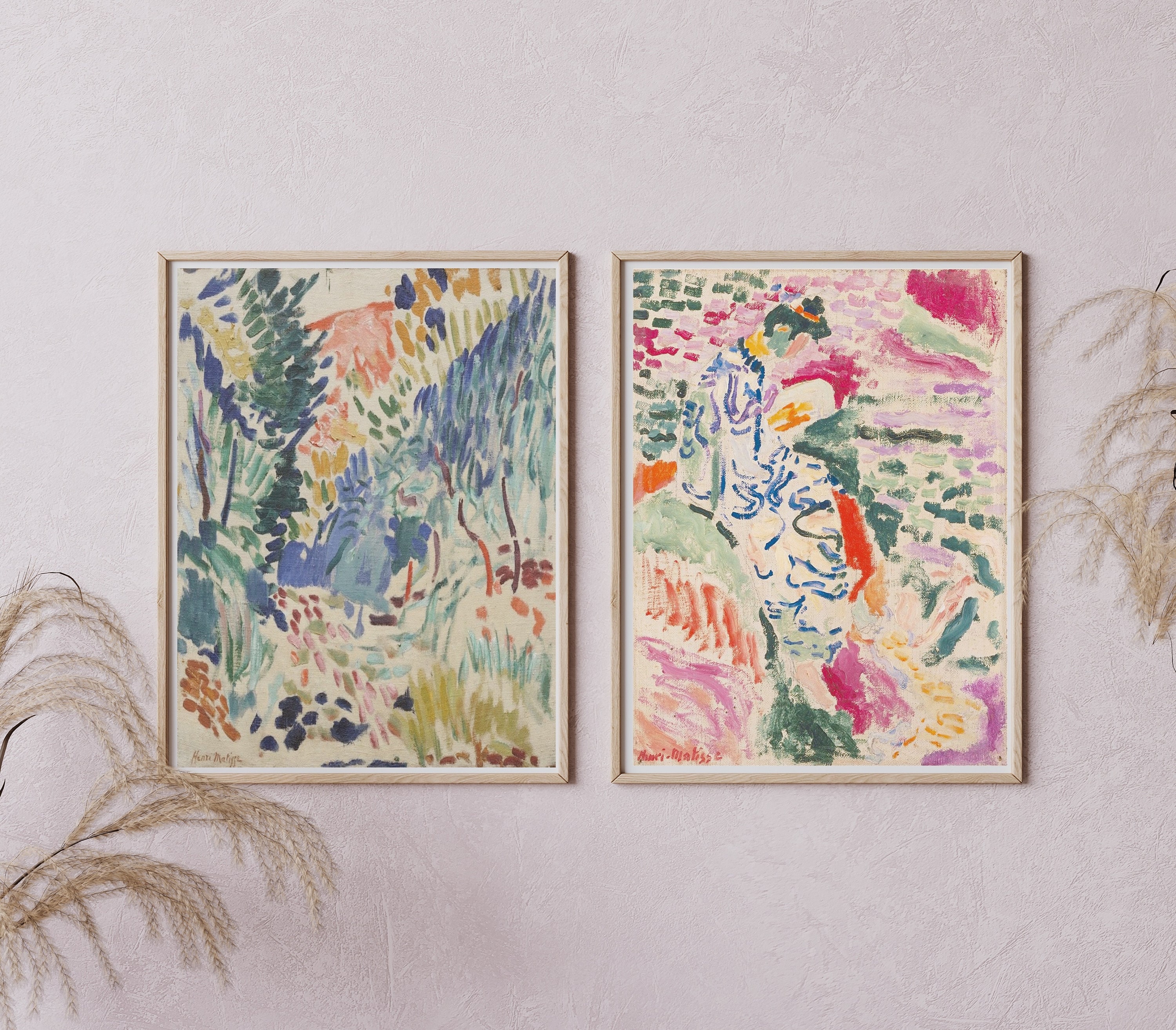 Buy Matisse Print Set of 2, Henri Matisse Art Poster Painting