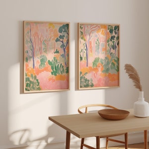 Set of 2 Henri Matisse Select Prints, Eclectic Gallery Wall Set, Modern Painting Digital Download, Printable Wall Art