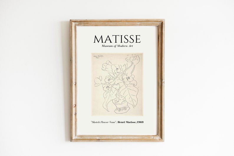 Matisse print Set of 8 digital prints, Henri Matisse poster download set image 7