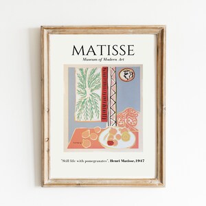 Matisse print Set of 8 digital prints, Henri Matisse poster download set image 8