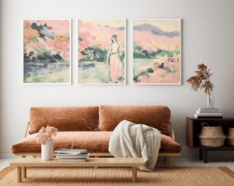 Matisse print set of 3, Henri Matisse landscape art Poster Painting [High Quality]