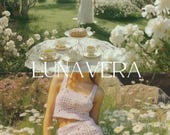 Ai generated art, digital planner, Lunavera Iris Lifestyle Art, Luxury AI Eternal Village, Mountain View Art