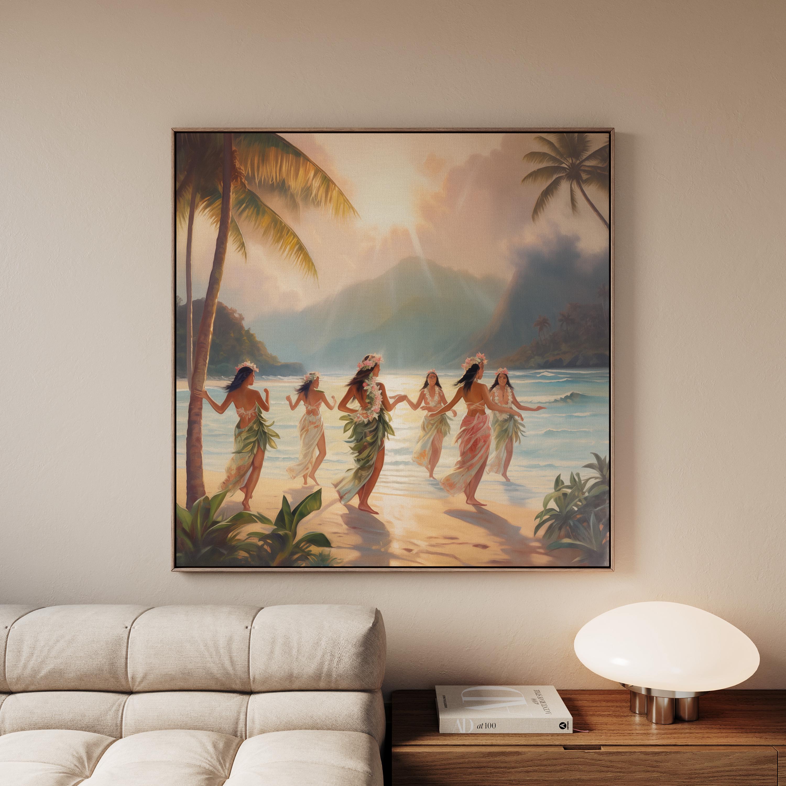 Hawaii hula painting - Etsy 日本