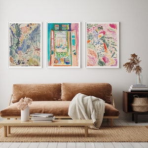 Matisse pinturas, decoración pared, Henri Matisse arte pared, Matisse poster, Matisse mujer, decoración pared media centuria, poster mostaza