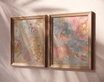 Matisse inspired art print set 2, pastel abstract painting, henri matisse wall art, printable gallery art prints, preppy farmhouse posters