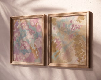 Matisse inspired art print set 2, pastel abstract painting, henri matisse wall art, printable gallery art prints, preppy farmhouse posters