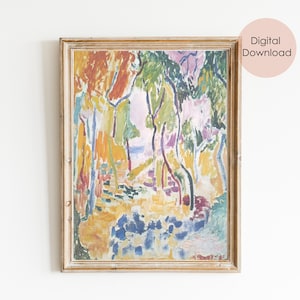 Matisse Print, Henri Matisse art Exhibition Printable Poster, Matisse Landscape near Collioure, Matisse painting digital download