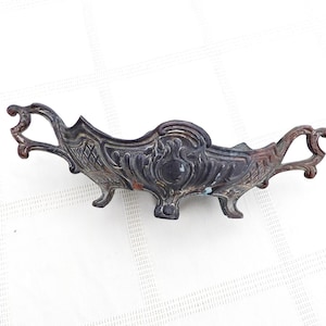Antique French Spelter Jardiniere: Rococo Style Planter