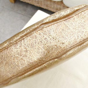 Vintage Lucite Purse Antique Handbag Retro Evening Clutch Clear Acrylic Boxy Frame Rigid 1950s Box Bag Floral Embroidered Beaded Gold image 10