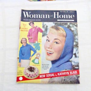 Czasopismo Woman and Home z marca 1960 r. | Zawiera rzadką ulotkę Avonu |